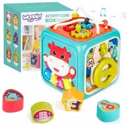 Woopie baby interaktywna kostka sensoryczna edukacyjna montessori sorter 6w1