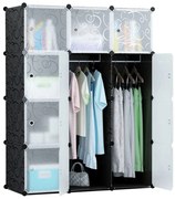 Czarna Szafa Modułowa H8-S46