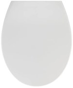 Biała deska sedesowa z łatwym domknięciem Wenko Samos, 44,5x37,5 cm