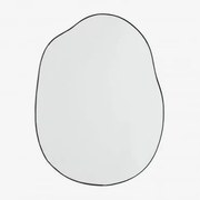 Lustro Ścienne 60x80 Cm Rudiger Czarna - Sklum