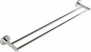 AQUALINE SB111 Samba Podwójny wieszak na ręczniki, 60 cm, srebrny