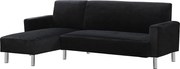 Tapicerowana sofa narożnikowa odwracana "Rio" - 4 miejsca - Szary antracytowy