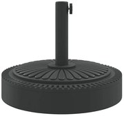 Czarna podstawa do parasoli ogrodowych T4-D73