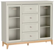 Kaszmirowa komoda z witrynami K9-D29