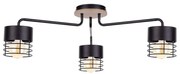 żyrandol natynkowy CAS WOOD 3xE27/60W/230V