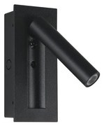 Kinkiet punktowy LED/2W/230V 3000K czarny