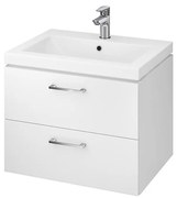 Cersanit S801-147-DSM - Wisząca szafka łazienkowa z umywalką LARA 60 cm, biała