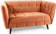 Sofa CASTELLO VELVET 2 cynamonowa