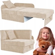 Kanapa rozkładana dla dzieci BONI narożnik do spania BEŻOWY Family Meble