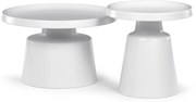 Zestaw stolików konferencyjnych F4114 WT, biały, 2szt.