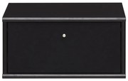 Czarna wisząca szafka nocna Mistral – Hammel Furniture