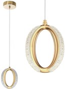 LAMPA WISZĄCA KRYSZTAŁOWA LED G114-1CP Złota