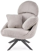 Fotel tapicerowany MERRY 2 cappuccino obracany HALMAR