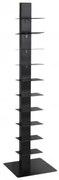 Regał 40x150 Cm Z Stali Pex Czarna - Sklum