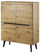 Komoda EBBI 4 110 dąb artisan PIASKI Meble