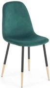 Zielone tapicerowane krzesło P5-E64