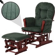 Leżanka MCW-C76,  zielony ciemny stelaż