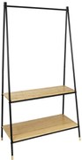Stojący wieszak z bambusowymi półkami, 90 x 167 x 42 cm, Loft, WENKO