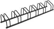 Czarny stojak na 6 rowerów typu miejskiego W2-L10