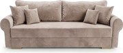 Sofa z Funkcją Spania RELON Beżowa Nowoczesna