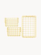 Komplet koszy do przechowywania z metalu The Baskets, 3 elem.