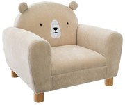 Fotel dla dzieci z oparciem MIŚ