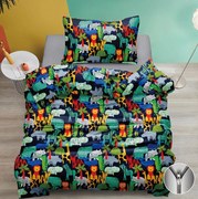 PrzytulneMieszkanie.pl PrzytulneMieszkanie.pl Pościel bawełniana w kolorze ZOO Rozmiar pościeli: 70 x 90 cm | 140 x 200 cm