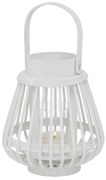 Bambusowy lampion Ilvie, 16 cm, tealight