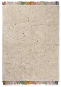 Kremowy bawełniany dywan dziecięcy tkany ręcznie odpowiedni do prania 120x160 cm Stardust – Lorena Canals
