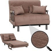 Fotel z funkcją spania MCW-K29,  brązowy