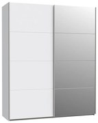 Szafa z lustrem KARO 170x210 cm biała