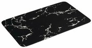 AQUALINE PCD011 dywanik łazienkowy 50 x 80 cm,czarny/marmur