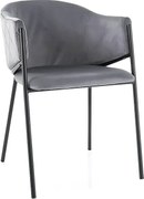 Stół okrągły AGIS 90x90 czarny