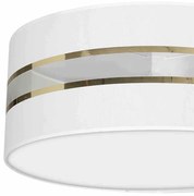 Lampa Sufitowa, biała, okrągła ULTIMO WHITE 2xE27 Ø40cm
