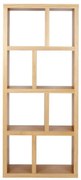 Regał w dekorze dębu 70x159 cm Berlin – TemaHome