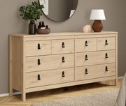 Komoda pokojowa z szufladami Madrid 4+4, jackson hickory