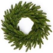 Wianek bożonarodzeniowy 100% PE Świerk Alpejski 50cm