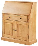 Sekretarzyk – Sosna i MDF – Kolor dębowy - CLEORE