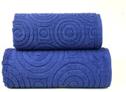 Ręcznik bawełniany Greno Emma 2 50x100 niebieski GRENO