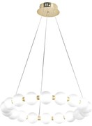 LAMPA WISZĄCA LED G025-CP Złota