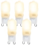 Zestaw 5 żarówek LED G9 CUTE PC 2W 200lm 2700K