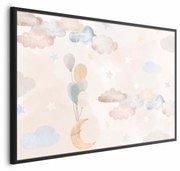 Plakat Bajkowe niebo 60x40 cm z ramą czarną bez marginesu ARTGEIST B