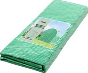 Outsunny Folia do szklarni 4 x 2 m, wodoodporna plandeka z drzwiami, 8 okien, ochrona UV, odporna, polietylen, zielona | Aosom PL