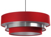 Lampa wisząca TRIO MIX czerwona/srebrna BPS KONCEPT