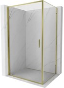 Mexen Exo kabina prysznicowa uchylna 70 x 90 cm, transparent, złota - 817-070-090-50-00