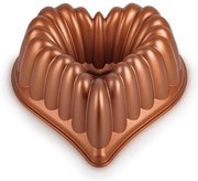 Forma do babki KITCHISIMO serce/miedziana