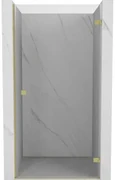 Mexen Lunar-B drzwi prysznicowe uchylne prawe 65 cm, transparent, złote szczotkowane - 832-065-000-55-00-P