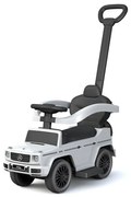 Baby Mix Odpychacz dla dzieci z prowadnicą Mercedes Benz G-Class, biały