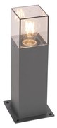 Zewnetrzna Nowoczesna stojąca lampa zewnętrzna 30 cm ciemnoszara IP44 - Dania Nowoczesny Oswietlenie zewnetrzne