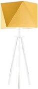 Lampka stołowa trójnóg na białym stelażu - C5-H72